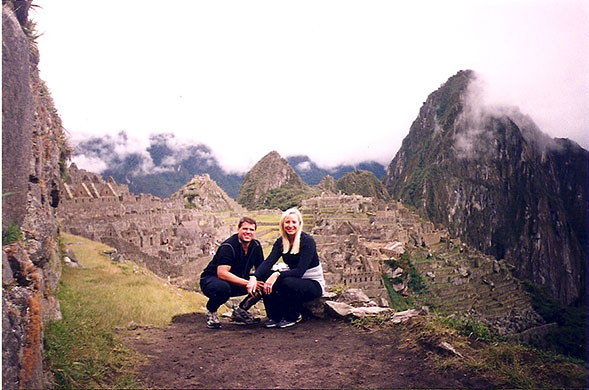 Charles Veley: Charles Veley at Machu Pichu, Peru