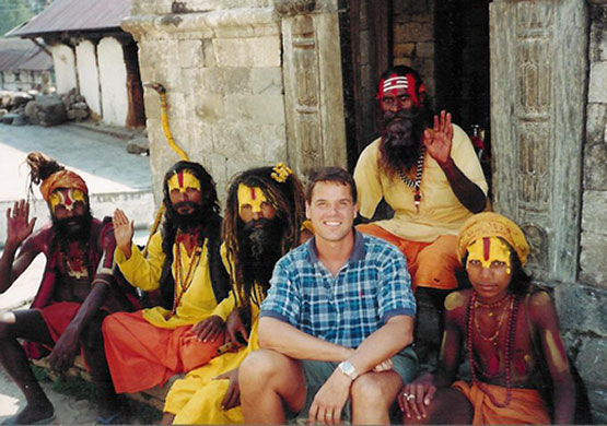 Charles Veley: Charles Veley in Kathmandu, Nepal