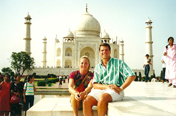 Charles Veley: Charles Veley in Agra, India