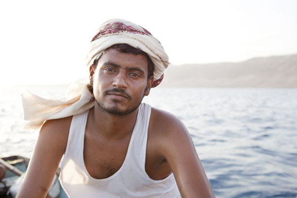 Travelling Light: Boatman, Island of Socotra,Yemen