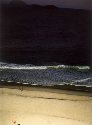 Raymond Depardon: Cities: Brazil, Rio de Janeiro, 2004: the beach at night
