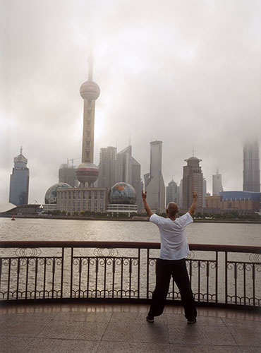 Raymond Depardon: Cities: China, Shanghai, 2004: View from the Bund of the Pudong area