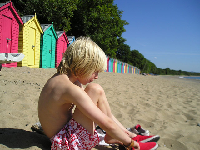 Been there July 2010: On the beach in Wales