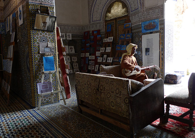 August Been there comp: Old man in Fez