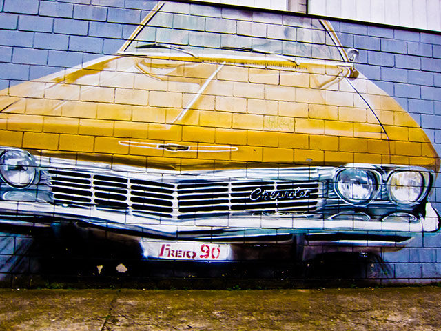 saopaulo: Car parts wall