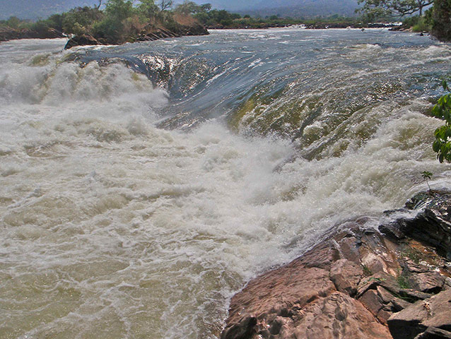 congo: rapids on the Luvua River