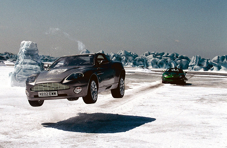 Bond countries: Die Another Day James Bond scene in Iceland 