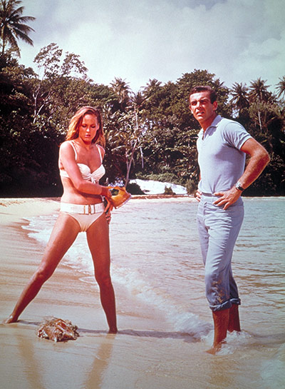 Bond countries: Dr No James Bond beach scene in Jamaica