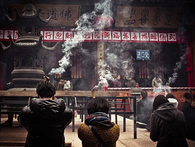 Shanghai megacity: Jade Buddha Temple, Shanghai