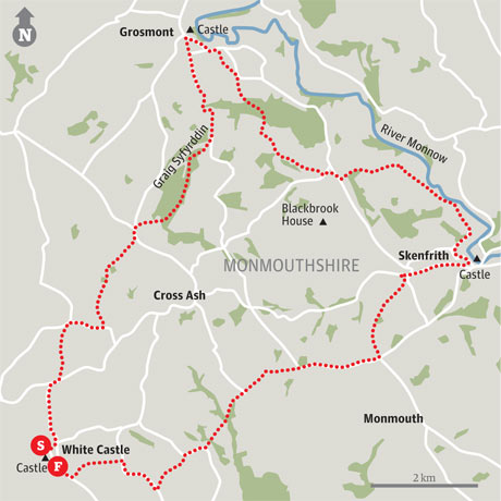 Map of Whitecastle walk