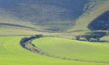 Long Man of Wilmington, South Downs, Sussex