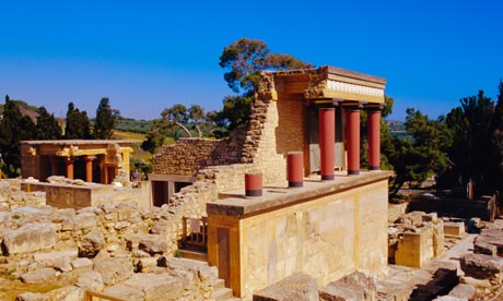 Greece - palace ruins at Knossos