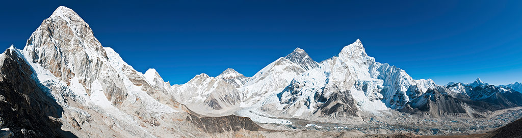 Everest base camp panorama