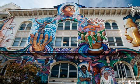 A mural in Mission district, San Francisco