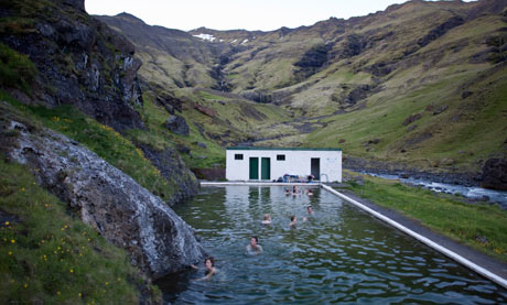 Seljavallalaug geothermal pool, Seljavellir, Iceland
