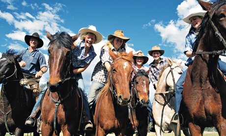 Cowboy skills in Bingara, New South Wales