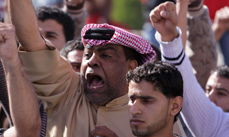 Demonstrators in Duraz, Bahrain