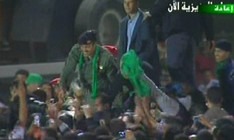 Khamis Gaddafi on Libyan state television