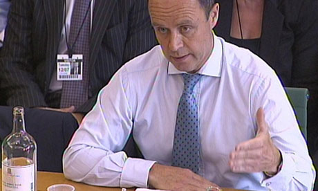 Assistant Commissioner John Yates gives evidence to a Commons Home Affairs Committee